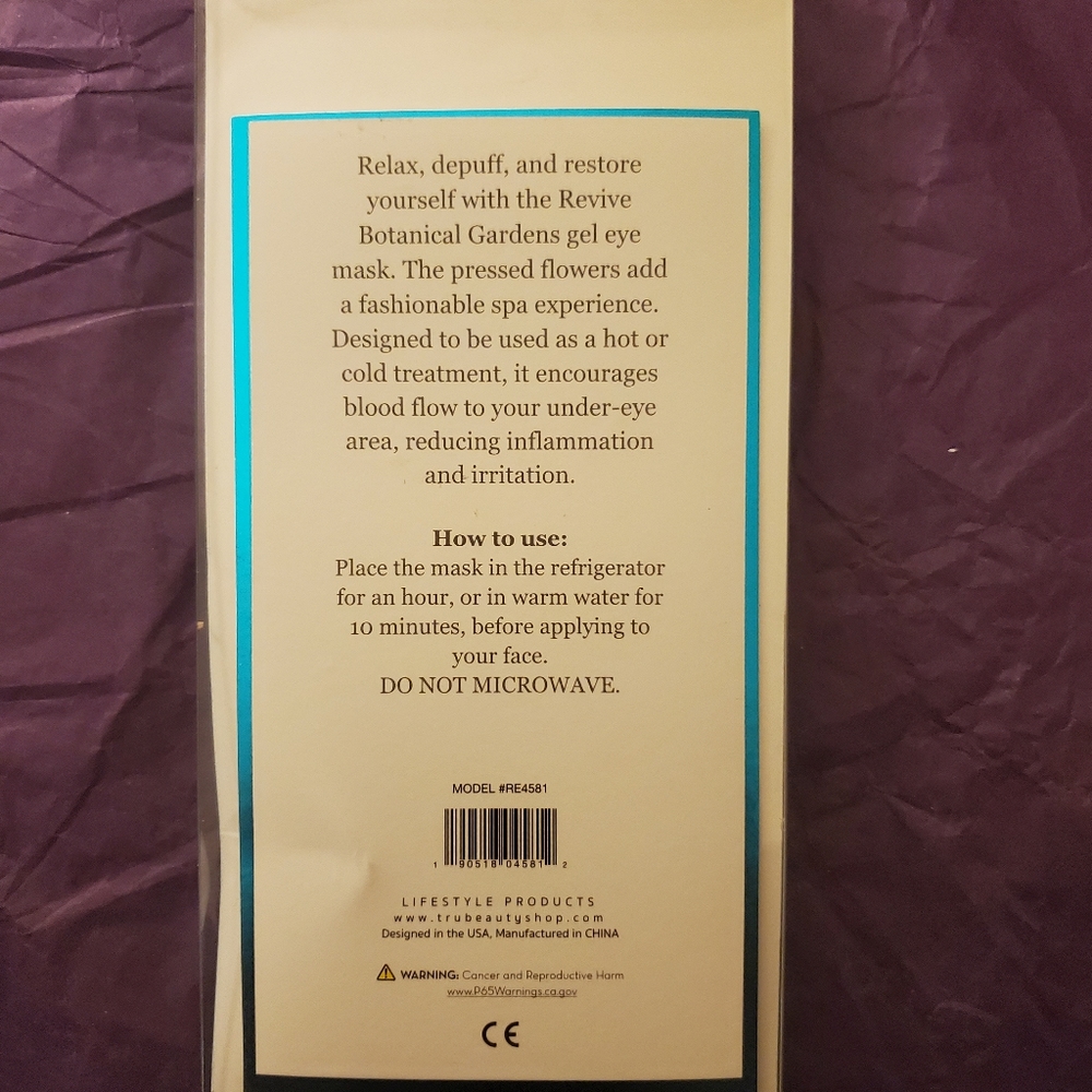 Gel Eye Mask - Picture 2 of 2